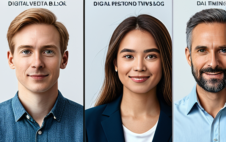 디지털 트윈의 성과 측정 지표 - Here are three detailed image prompts in English, designed for an image generation AI, drawing from ...